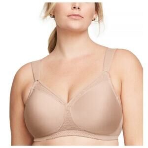 Glamorise Full Figure MagicLift Non-Padded Wirefree T-Shirt Bra #1080 size 36H